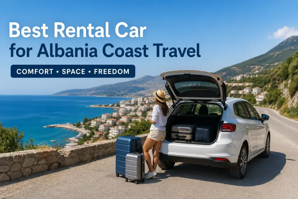 Best rental car for Albania coast travel with comfort and luggage space