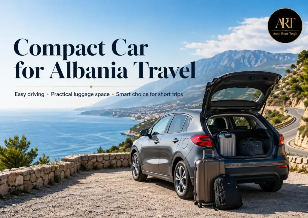 Compact car for Albania travel with easy driving and practical luggage space