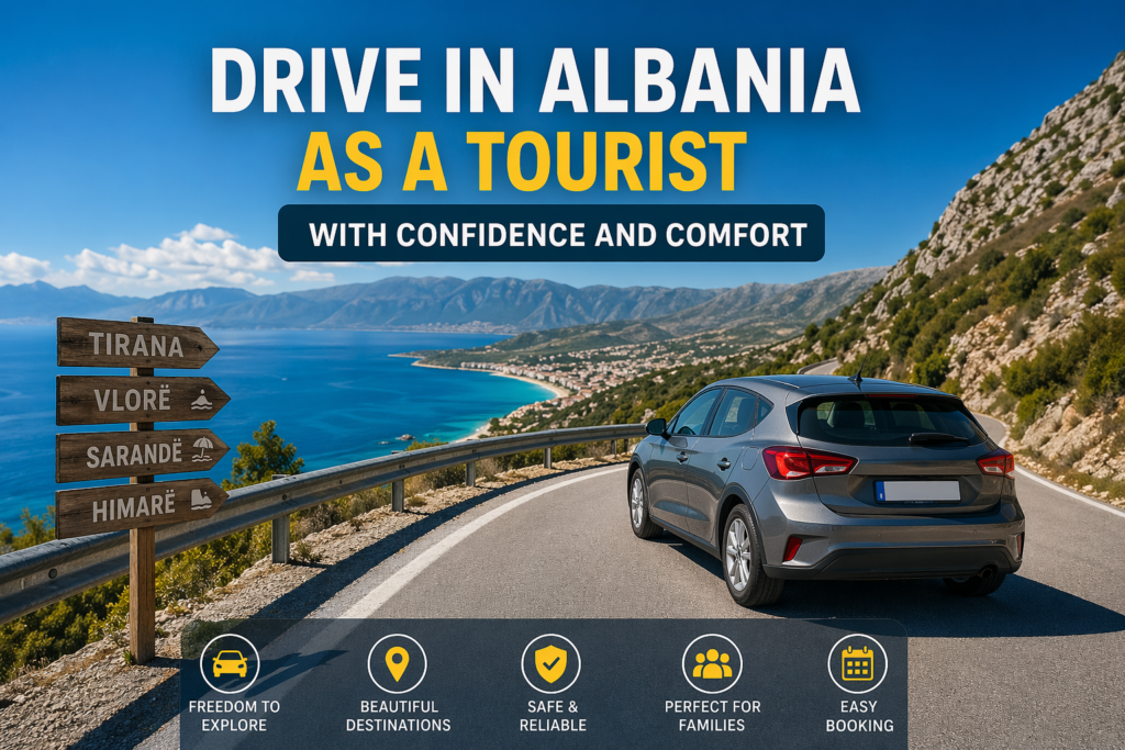 Drive in Albania as a tourist with confidence and comfort