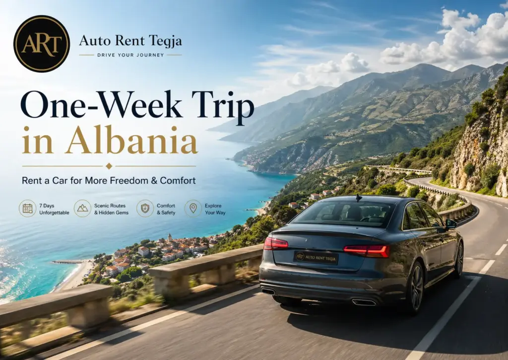 Rent a car in Albania for a one week trip with comfort and flexibility