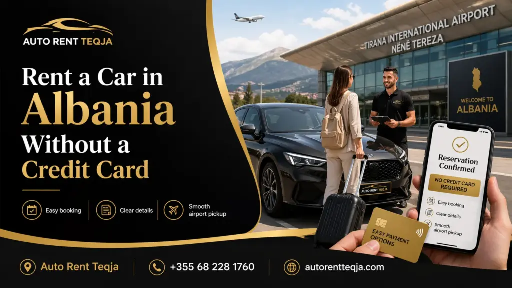 Rent a car in Albania without a credit card with easy booking and pickup