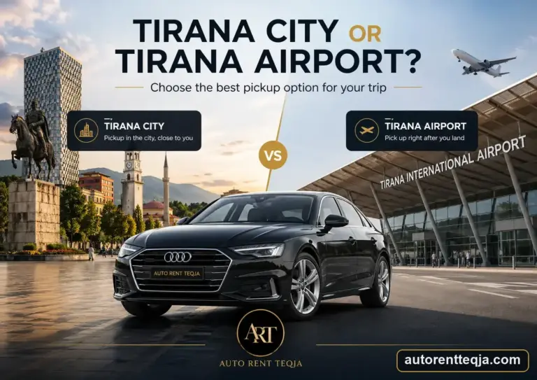 Rent a car in Tirana or at Tirana Airport