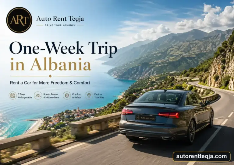 Rental car in Albania for a one-week trip