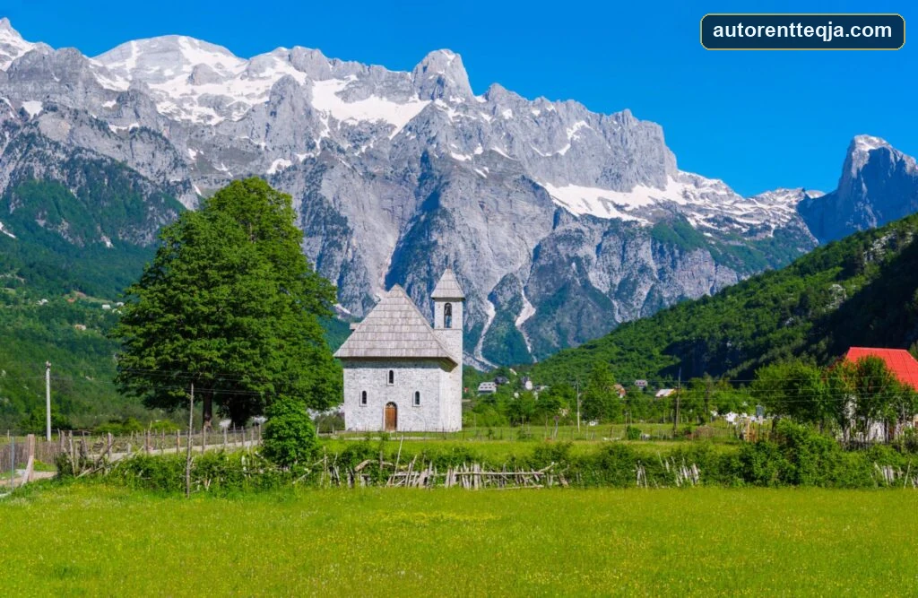 Albanian Riviera and mountain road scenery
